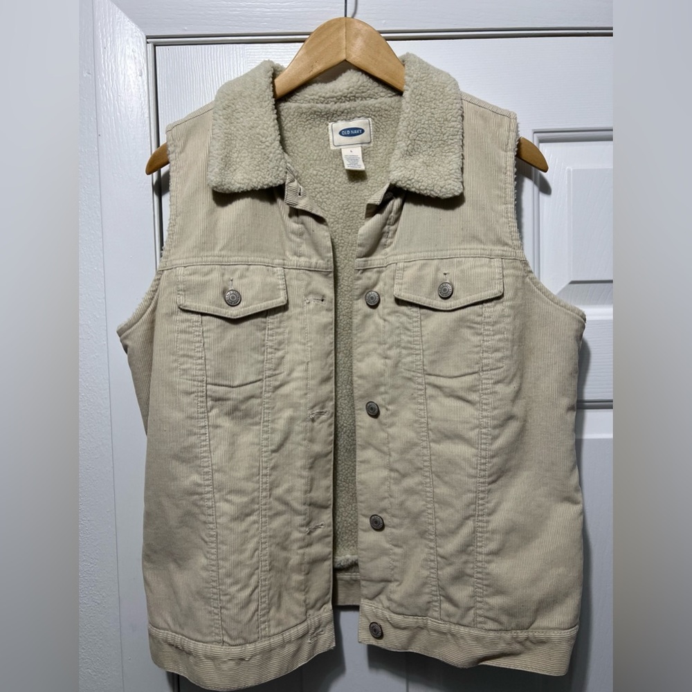 Old Navy corduroy vest.  Size large.